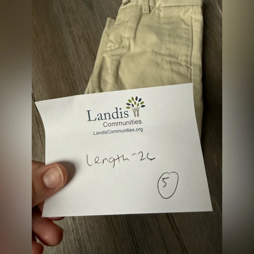 Polo Ralph Lauren Kids Straight Leg Pants Khakis Dress Pants Cream Beige Size 5